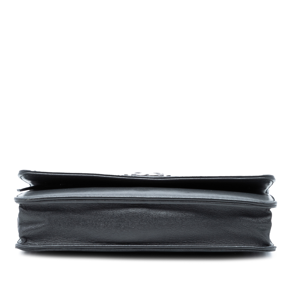 Pre-Loved Chanel Quilted Lambskin Boy Wallet On Chain - Picture 3 of 7